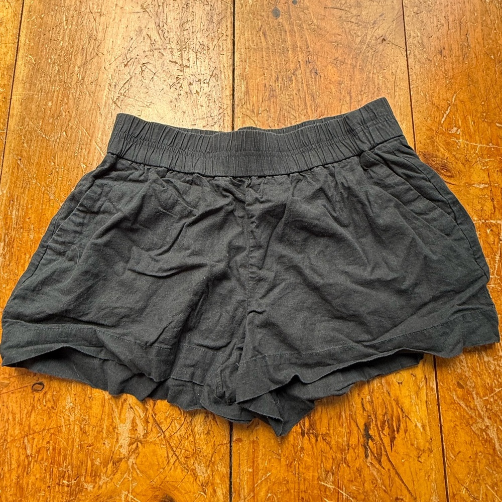 a new day Women's High Waist Black Shorts